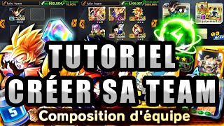 COMMENT CRÉER UNE TEAM DRAGON BALL LEGENDS [upl. by Enneite]