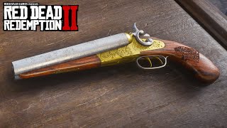 RED DEAD REDEMPTION 2  SAWEDOFF SHOTGUN Weapons Customization amp Showcase [upl. by Cedric829]