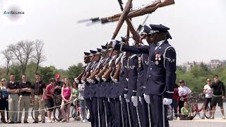 US Air Force Honor Guard AWESOME Performance [upl. by Willa321]