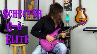 Schecter C6 Electric Guitar Demo [upl. by Ahsla299]