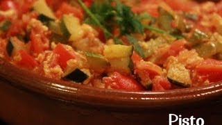 VEGETABLE STEW  PISTO BY SPANISH COOKING [upl. by Ardnahs443]