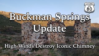 Buckman Springs Update  High Winds Damage Structure [upl. by Jermyn509]