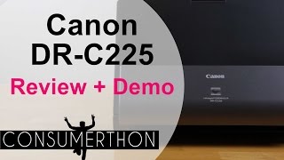 Canon DR C225 Review and Demo [upl. by Aiclid]