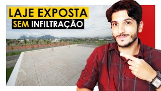 LAJE EXPOSTA  SOLUÇÃO DEFINITIVA CONTRA INFILTRAÇÃO  Poliéster Flexível [upl. by Noyad122]