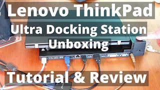 Lenovo ThinkPad Ultra Docking Station review [upl. by Gayle653]