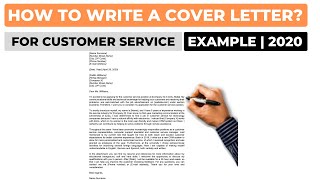 How To Write A Cover Letter For A Customer Service Job  Example [upl. by Tommy]