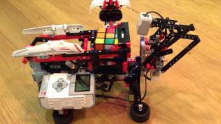 Lego Rubiks Cube Solver MindCub3r  Mindstorms EV3 [upl. by Ecidna]