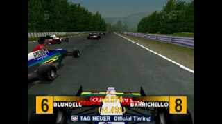 Formula 1 95 SpaFrancorchamps Race PS1 [upl. by Ysor]