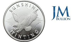 1 oz Sunshine Minting Silver Round ➜ JMBullioncom [upl. by Htenaj292]