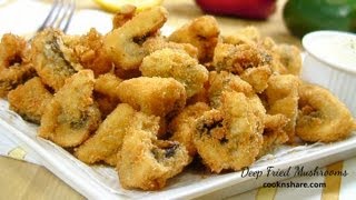 Deep Fried Mushrooms [upl. by Yanehc]