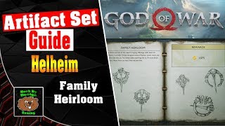 God of War  All Artifact Locations for Heilheim  Family Heirloom [upl. by Alcinia861]