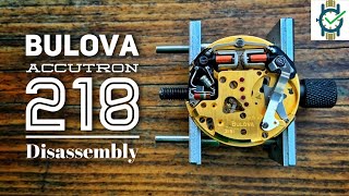 Bulova Accutron 218 Disassembly Tutorial [upl. by Oilicec159]