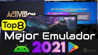 8 Mejores Emuladores de Android para PC  2021 Instalar ANDROID en Windows 10 de bajos recursos [upl. by Winter828]