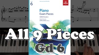 ABRSM Grade 6 Piano 2019 amp 2020 All 9 Pieces [upl. by Corby]