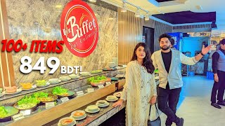 TRIED 100 FOOD AT MR BUFFET  BUFFET RESTAURANT NARAYANGANJ [upl. by Loux]