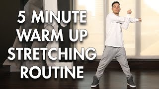 5 minute Warm up  Stretching Routine Dance Tutorial  MihranTV [upl. by Lian]