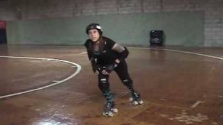 Roller Derby  How to do a Power Slide [upl. by Dunton]