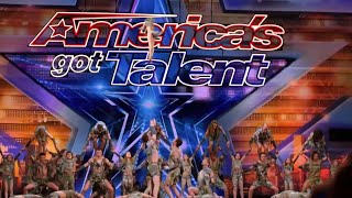 Zurcaroh Aerial Dance Group Stuns with Golden Buzzer on AGT [upl. by Annibo]