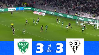 AS SaintÉtienne contre Angers SCO 33  Ligue 1 202425  Résumé de Match [upl. by Bohannon]