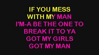 NIVEA amp BRIAN amp BRANDON CASEY  DONT MESS WITH MY MAN KARAOKE VERSION amp LYRICS amp INSTRUMENTAL [upl. by Woods341]