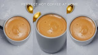 How To Make Hot Coffee Perfect Frothy Coffee At Home [upl. by Zebapda440]