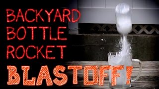 How to make easy water bottle rocket using AlkaSeltzer [upl. by Corrine]