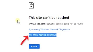 DNSPROBEFINISHEDNXDOMAIN in chrome Solved [upl. by Otirecul]