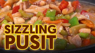 Sizzling Pusit Recipe [upl. by Naz]