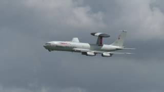 Boeing 707 AWACS Tag der Bundeswehr 2017 Faßberg [upl. by Cestar]