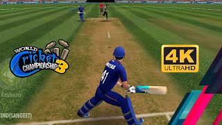 WCC 3 4K Gameplay  World Cricket ChampionShip 3  Highest Graphics Settings  Xiaomi TAB 5 [upl. by Htebizile]