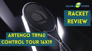 Artengo TR 960 Control Tour 16x19 Tennis Racket Review [upl. by Gow]