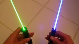 Blue Lasers vs Green Lasers Which are Better [upl. by Eicats684]