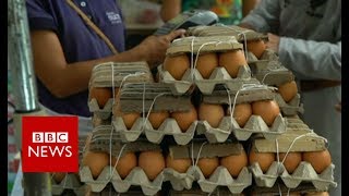 Venezuela crisis the view from Caracas farmers market  BBC News [upl. by Thorstein]