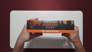 MTG Innistrad Midnight Hunt  Set Boosters  Unpackaging [upl. by Anthe]