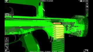 FAMAS F1 full disassembly and operation [upl. by Aratas]