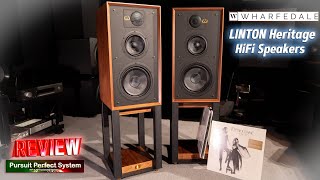 Wharfedale LINTON Heritage Cool Retro Modern Excellent Affordable HiFi Speakers REVIEW [upl. by Asamot866]