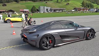 Koenigsegg Regera vs Pagani Huayra Roadster [upl. by Suedama842]