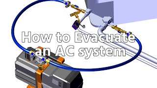 How to Evacuate an AC system Full Vacuum Procedure [upl. by Nallaf]