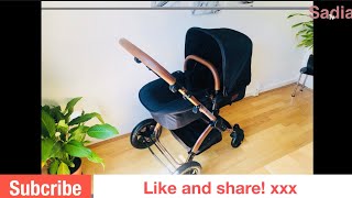 ickle bubba pram stomp v4 set up and review [upl. by Llenart594]