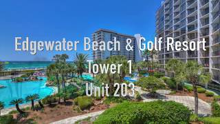 VACATION RENTAL Edgewater Beach amp Golf Resort Tower 1 Unit 203 Panama City Beach Fl [upl. by Namreh]