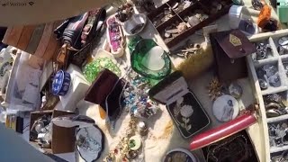 Flea market Jewelry jewelry amp more jewelry Lots of sterling [upl. by Irrok]