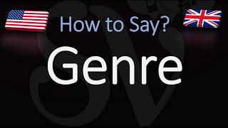 How to Pronounce Genre CORRECTLY [upl. by Goldshlag756]