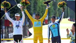 Astana cycling team Tour de France [upl. by Mandle928]