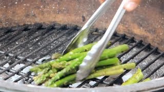 Grilled Asparagus Recipe  Learn How to Grill Perfect Asparagus Every Time [upl. by Nossah]