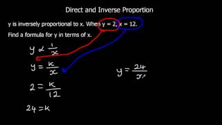 Direct and Inverse Proportion 2 [upl. by Auohc597]