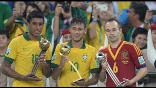 BRASIL VS MEXICO 20 Golazo de NEYMAR Copa Confederaciones 2013 [upl. by Breeze]