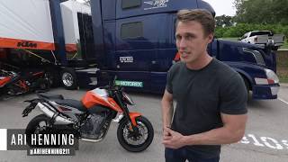 2019 KTM 790 Duke Review  First Look [upl. by Ahiel]