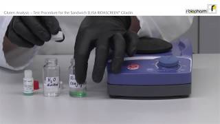 Gluten Analysis Test Procedure for the Sandwich ELISA RIDASCREEN Gliadin Video 5 [upl. by Annadiana]