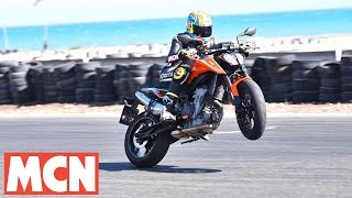 KTM 790 Duke  First Rides  Motorcyclenewscom [upl. by Ecnarrat]