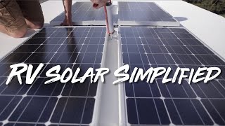 RV Solar Simplified Simple RV Solar Setup [upl. by Audi251]